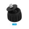 PATIKIL Universal 1/4" 3/8" Rubber Tripod Feet, Anti-Slip Tripod Replacement Parts 360 Degree Rotation for Camera Tripods Monopod, Black view 3