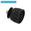 PATIKIL Universal 1/4" 3/8" Rubber Tripod Feet, Anti-Slip Tripod Replacement Parts 360 Degree Rotation for Camera Tripods Monopod, Black view 4