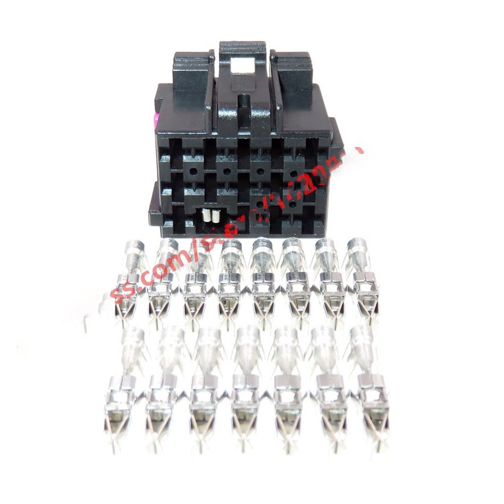 ARTICHOKE Xiaojiang Store 1 Set 15 Pin Car Plastic Housing Unsealed Connector 967633-1 1-967623-1 Auto Power Amplifier Wiring Harness Socket