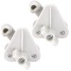 Homgaty Pontoon Boat Gate Latch Replacement Kit, 2 Pack Heavy Duty Marine Boat Door Latches Replacement for Square Frames 1-1.25 Inch, Fits Left- or Right-Hinge Gate view 1