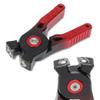 mpeter Tungsten Carbide Fishing Line Cutter Portable Mini Fishing line Clipper Nippers Quick Line Cutter Tungsten Alloy Fishing Tool (Red+Black) view 3