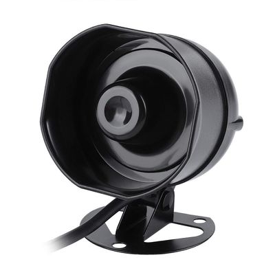 Alarm Horn, RainproofShockproof Electric Sound Horn Speaker,with Clear 115db Alarm and 10W Amplifier,Siren Horn Support Multi Playback for Truck Warehouse Alarm System