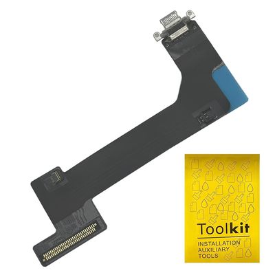 TPhaelay Dock Connector Replacement Compatible with iPad 10 10th Generation 2022 A2757 A2777 10.9 inch Charging Port Replacement Assembly Flex Cable(Silver,Cellular Version)