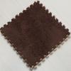 easycustomerlee 12pcs Tiled Puzzle Play Mats Interlocking Shaggy Soft EVA Foam Mats Protective Floor for Children Kids Room Home Parlor Bedroom(Brown) view 1