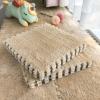 easycustomerlee 12pcs Tiled Puzzle Play Mats Interlocking Shaggy Soft EVA Foam Mats Protective Floor for Children Kids Room Home Parlor Bedroom(Khaki) view 2