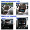 for Toyota Radio Upgrade Corolla 2003-2008 Camry 2002-2006 Highlander 2001-2007 RAV4 2001-2005 Android Stereo Replacement IPS Touch Screen Wireless carplay Android Auto Free Camera view 3