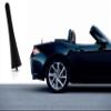 Short Stubby Antenna mast Aluminum Compatible with Ford Mustang Convertible 2015 2016 2017 2018 2019 2020 2021 2022 2023 view 2