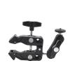Anntery Camera Super Clamp Mount,with Magic Arm Action Camera Mount with 1/4" & 3/8" Screw Thread for Camera Cage/Lights/Monitor/Shelves/Rods/Cross Bars-A016 view 1