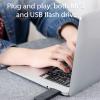 USB MP3 Player, Portable Audio Music Player with 8 GB Memory, HiFi Lossless Sound MP3 Player, 1500 Song Storage, Expandable UP to 64GB, Support OTG (White) view 4