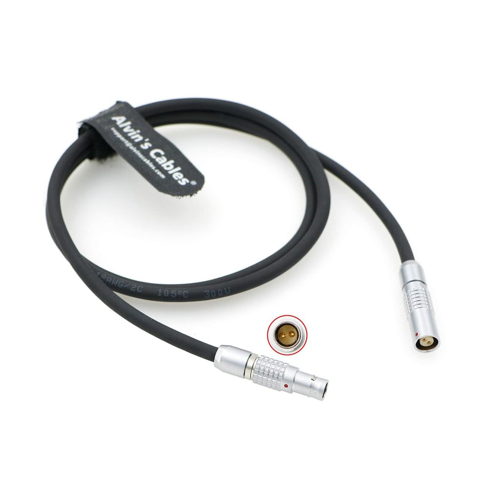 Alvin's Cables 0B 2-Pin Male to Female Extension Cable for MOVI Pro 91cm| 35.8inches