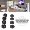 4PCS Speaker Isolation Feet Pad, Shock Base Pad Spikes, Speaker Spikes and Speaker Spike Pad Kit, Shockproof Turntable Stand Feet for Turntable Subwoofer Speaker Amp (Black) view 2