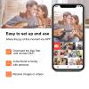 10.1In Digital Picture Frame, Smart Cloud Photo Frame, 1280x800 HD Electronic Auto Rotate Frame with 16GB Storage, Share Photos Videos via Frameo App (US Plug) view 4