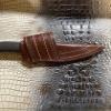Leather Knife Sheath Fits Buck Zipper Or Buck 692 Vanguard Knife, Fixed Blade Knife Holder, Brown view 4