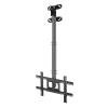 TV Wall Bracket Universal TV Stand Mount 40inch Wall Ceiling Rack Telescopic Swivel Bundle Wire Management 32-70 Inches (32-70inches,Black) view 1