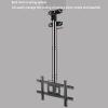 TV Wall Bracket Universal TV Stand Mount 40inch Wall Ceiling Rack Telescopic Swivel Bundle Wire Management 32-70 Inches (32-70inches,Black) view 2