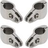 Bimini Top Hinge Rail Mount, 4pcs of 316 Stainless Steel Bimini Top Hinge Rail Mount 1" view 2