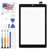 for ONN 100071483 Screen Replacement (No LCD Display) for ONN Gen 3 Surf 2022 Tablet 100071483 8inch Touch Screen Digitizer Panel Glass Parts Kit with Repair Tools(Black) view 1