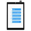 for ONN 100071483 Screen Replacement (No LCD Display) for ONN Gen 3 Surf 2022 Tablet 100071483 8inch Touch Screen Digitizer Panel Glass Parts Kit with Repair Tools(Black) view 2