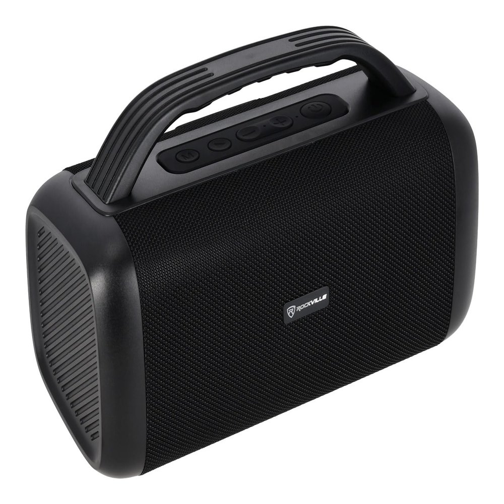 Rockville RPB55 Portable Bluetooth Speaker, 20W RMS, Dual 3.5" Full-Range Drivers, TWS Pairing, USB/TF Playback, Deep Bass, Up to 16-Hour Battery Life, for Outdoor Use