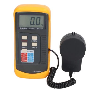 Digital Illuminance Meter, 0.1200000LX Quick Response Digital LX Meter with Storage Box for Stage for Library