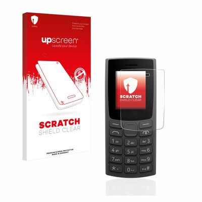 upscreen Scratch Shield Screen Protector compatible with Nokia 110 (2023) - HD-Clear, Anti-Fingerprint
