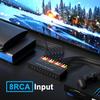 Dingsun 8Port AV to HDMI Converter, Will Convert Input Analog Aignals to a Digital Output Signal, Built-in 16:9/4:3 Adjustment, Perfect for Old Video Game Systems,PS,WII,Xbox,DVD,VHS(with Remote) view 3
