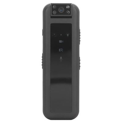 HD 1080P Mini Body Camera for Security - Wearable Video Recorder with Night Vision LED Indicator Light & Clip for Home Outdoor Use