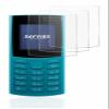savvies Screen Protector Compatible with Nokia 110 4G (2023) Protection Film Clear 6-Pack view 2