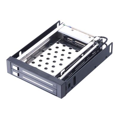 MOWEO Dual Bay 2.5" Inch SATA III Hard Drive HDD & SSD Tray Caddy Internal Mobile Rack Enclosure Docking Station Hot Swap