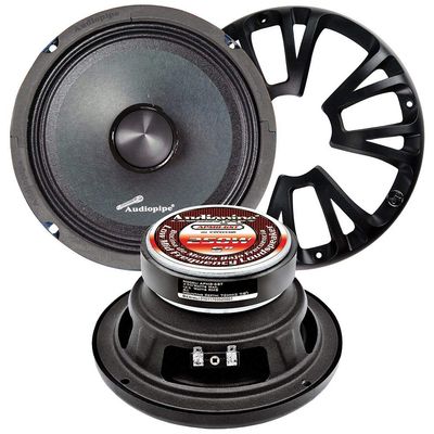 Audiopipe APMB-6ST Low Mid Frequency 6" 250W 2 Pack Loudspeaker Combo Kit