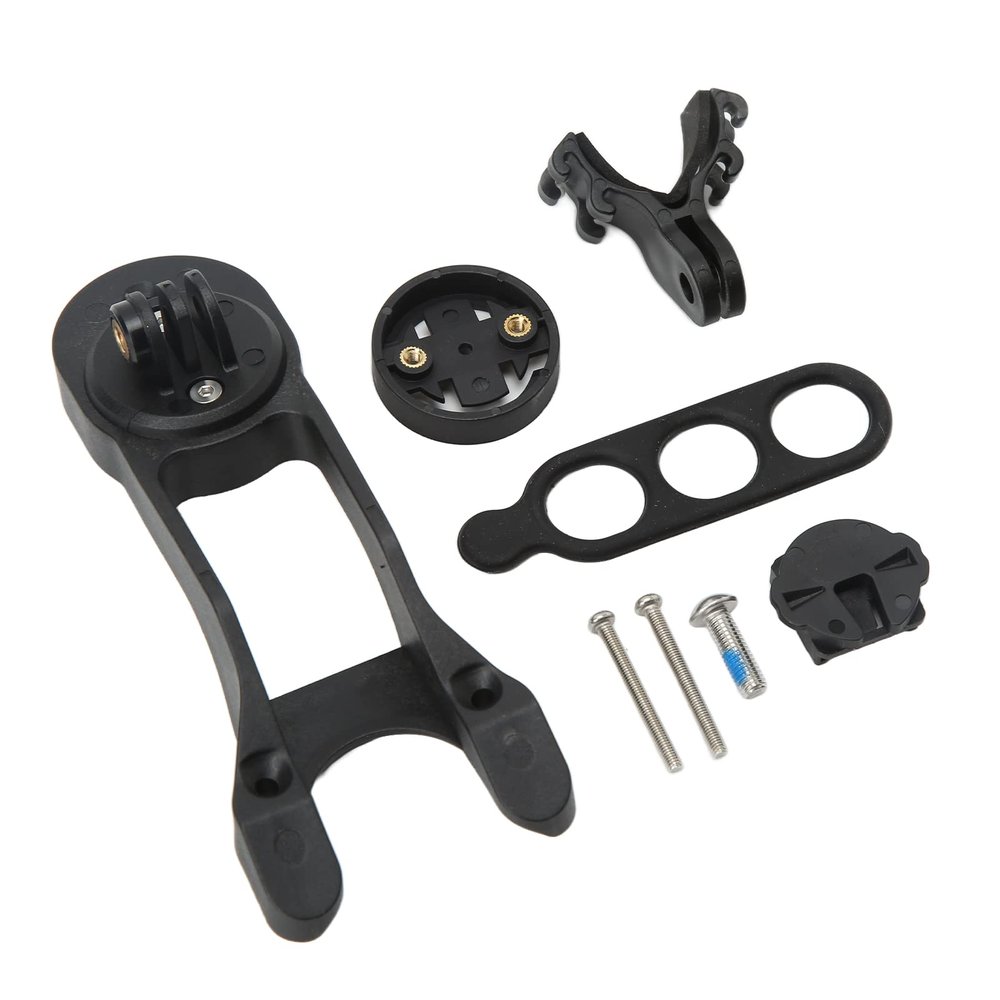 QANYEGN Bike Computer Mot Handle Integrated Computer Extended Mot with Leather Band Screw Aries for Road Bike