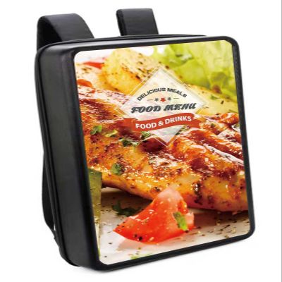 21.5 inch LCD Backpack for Portable Video Advertising Player,1920 * 1080 Resolution Ratio,Human Walking Digital Billboard (1 Set LCD Backpack(1000nits+10MP Camera+Honeycomb Carton))