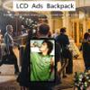 21.5 inch LCD Backpack for Portable Video Advertising Player,1920 * 1080 Resolution Ratio,Human Walking Digital Billboard (1 Set LCD Backpack(1000nits+10MP Camera+Honeycomb Carton)) view 2