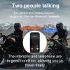Khptop Motorcycle Helmet Bluetooth Headset 500meters 2 Riders Bluetooth Helmet Intercom Headset with CVC Noise Sound Quality Speakers Communication Systems Motorcycle Riding/Snowmobile/Cycling/Sports view 3
