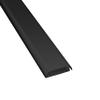 D-Line TV Wall Mount Cord Hider, Hide Mounted TV Cables, Wire Covers, Self Adhesive Cover for Cords, Paintable, Low Profile, Seamless Cable Raceway - 2.36in W x 0.59in H x 15.7in L - Black view 1