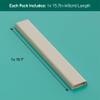 D-Line TV Wall Mount Cord Hider, Hide Mounted TV Cables, Wire Covers, Self Adhesive Cover for Cords, Paintable, Low Profile, Seamless Cable Raceway - 2.36in W x 0.59in H x 15.7in L - Beige view 4