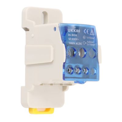 DIN Rail Mount Power Junction Box for Smart Pool Pump Heater Control Terminal Block Distribution Box AC/DC 1000V Electrical Connector
