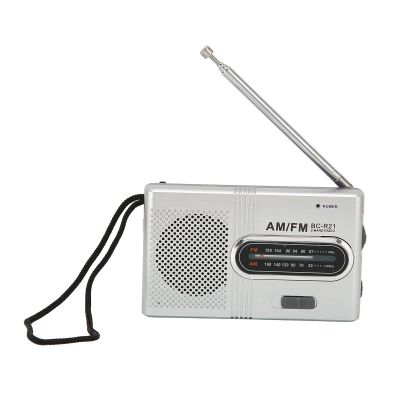 Portable AM FM Radio, Battery Operated Pocket Radio with 5W Speaker and Earphone Jack, Compact Transistor Player for Senior, Home Outdoor