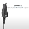 SHEEPDOG MICROPHONES 2-Wire Surveillance Earpiece Microphone, Security Headset, Compatible with Kenwood NX and TK Multi-Pin view 2