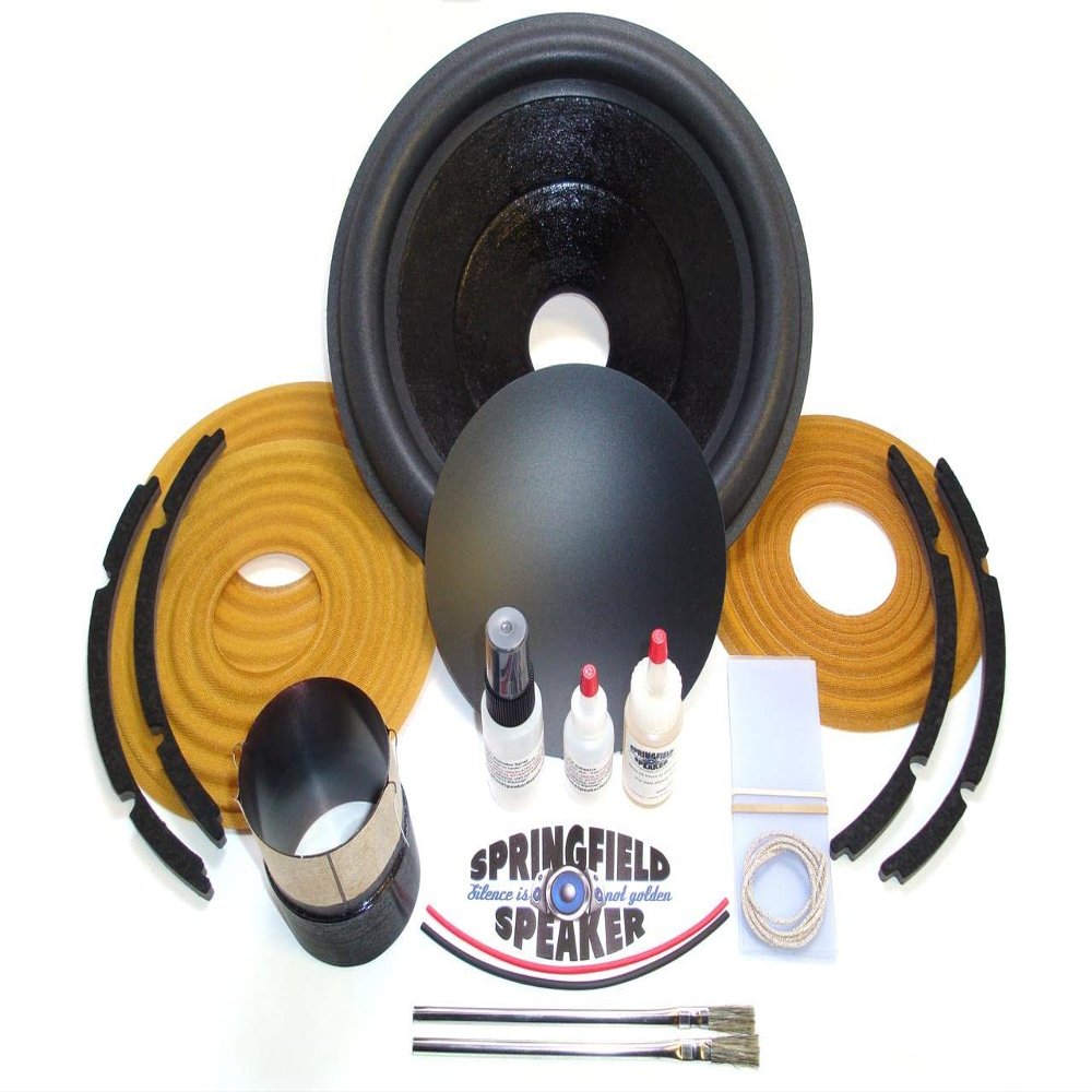Alpine 12" Recone Kit + Install Kit - Dual 2 Ohm - Compatible with Alpine SWR 12D2 Subwoofer