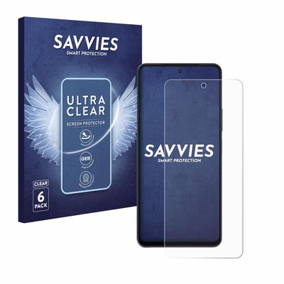 savvies Screen Protector Compatible with Vivo iQOO Z7s Protection Film Clear 6-Pack
