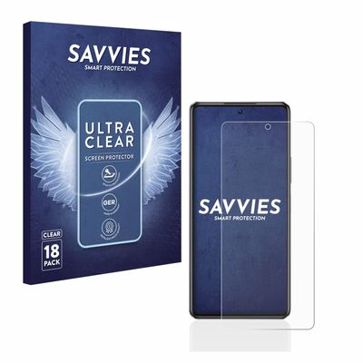 Savvies Screen Protector compatible with Infinix Note 30 Protection Film Clear 18-Pack