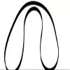 ReadyWired Turntable Belt for Toshiba SR-F452, SRF-100, SR-250, SR-F450, SR-F451 view 2