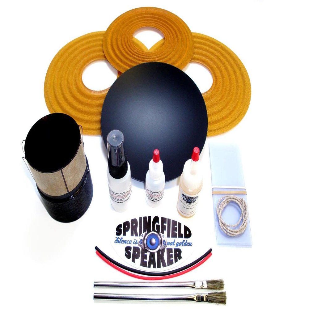 Alpine 2.5" Coil Replacement Kit -Adhesives Included - Dual 4 Ohm - Compatible with Alpine SWR-12D4 Subwoofer