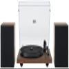 Crosley C62C Turntable HiFi System Record Player with Speakers, Adjustable Tonearm, Moving Magnet Cartridge, Bluetooth Receiver, 40W Per Channel, and Anti-Skate, Walnut view 1