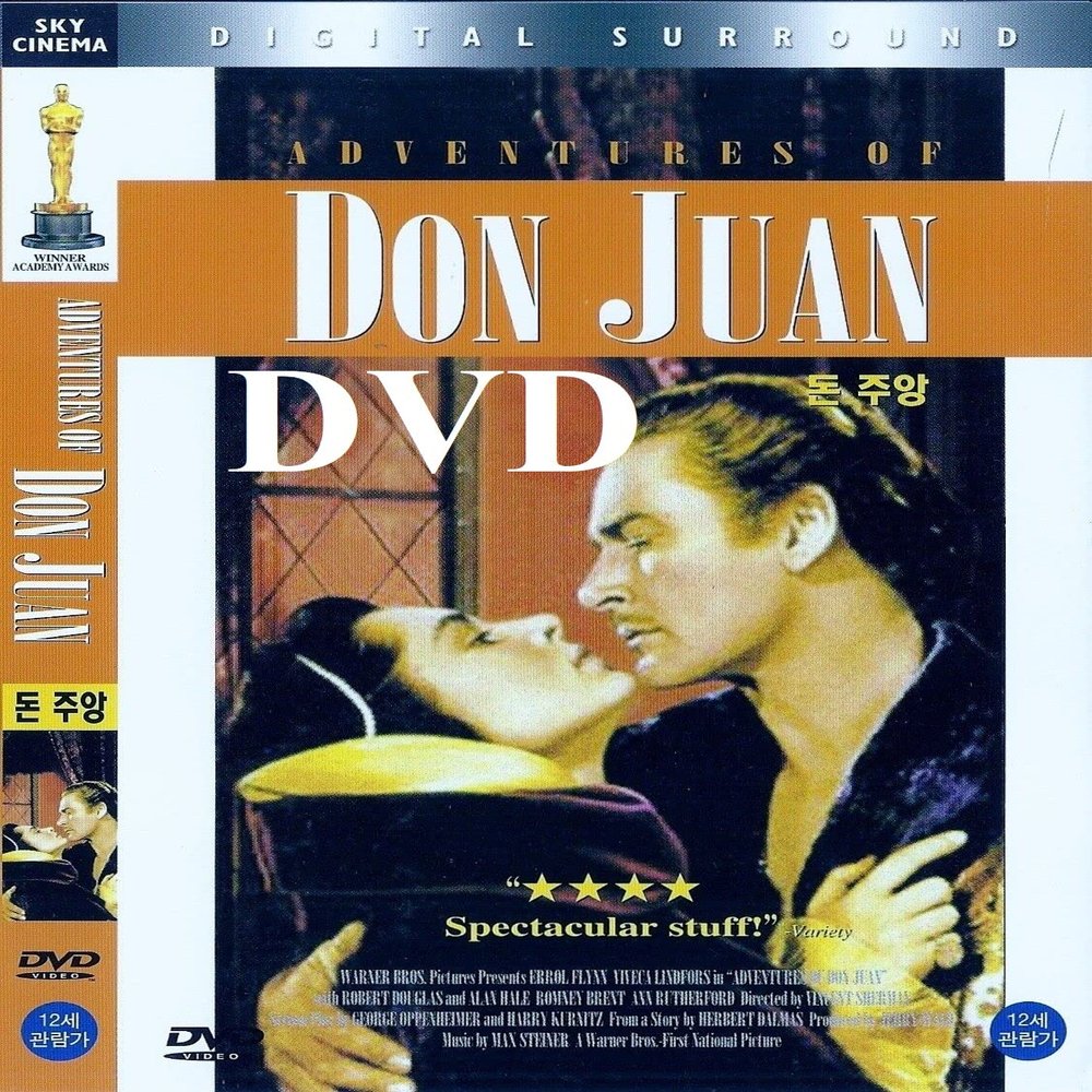 Adventures of Don Juan (1948) DVD