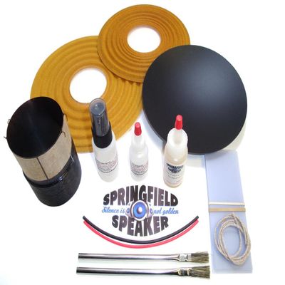 Alpine 2.5" Coil Replacement Kit -Adhesives Included - Dual 4 Ohm - Compatible with Alpine SWR-1243D Subwoofer