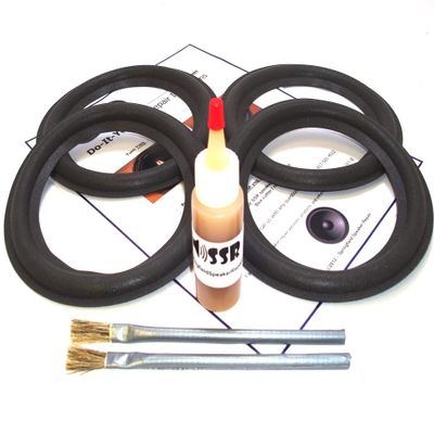 Springfield Speaker Foam Surround Edge Repair Kit - 2 Speaker Kit - 6.5 Inch - Compatible with ADS CM-6, CM6, CM-7, CM7, L-7E, L7E, L-400, L400, L-420, L420, L-700, L700, L-710, L710, 206-0318, More
