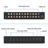 8 Port RCA to HDMI AV to HDMI Converter 1080P/720P 8 Way RCA Composite CVBS AV Switch to HDMI Converter Adapter Support 4:3/16:9 Switch For Sega Xbox PS1 PS2 PS3 N64 NGC SNES WII VHS VCR Camera view 2