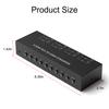 8 Port RCA to HDMI AV to HDMI Converter 1080P/720P 8 Way RCA Composite CVBS AV Switch to HDMI Converter Adapter Support 4:3/16:9 Switch For Sega Xbox PS1 PS2 PS3 N64 NGC SNES WII VHS VCR Camera view 4